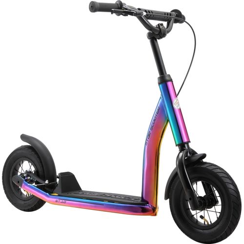 STAR SCOOTER Tretroller Kinderroller ab 5 Jahre | 10 Zoll New Gen Sport | Chrom
