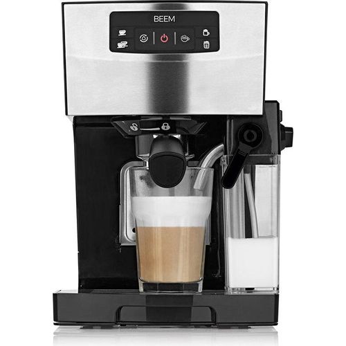 BEEM ESPRESSO-CLASSICO II Espresso-Siebträgermaschine 15 bar Milchtank einstellbarer Milchschaum Thermoblock-System Tassenwärmer Tamper-Kombilöffel
