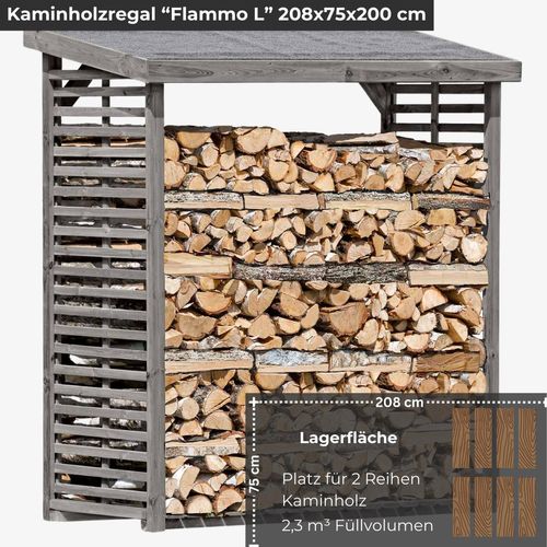 Kaminholzregal FLAMMO L