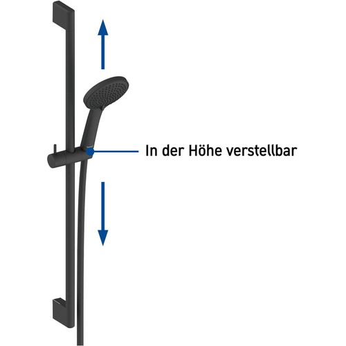 Duravit Universal Duschset - Farbe wählbar, Farbe:Schwarz matt
