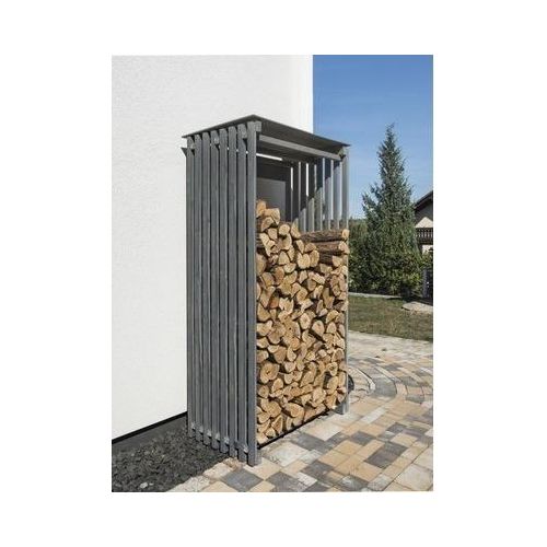 Kaminholzregal Style Typ 546 99 x 53 x 183 cm anthrazit