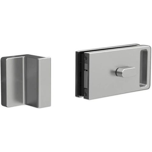 Pertura Glasschiebetürschloss Guro Sanitär/WC-Riegel Edelstahl