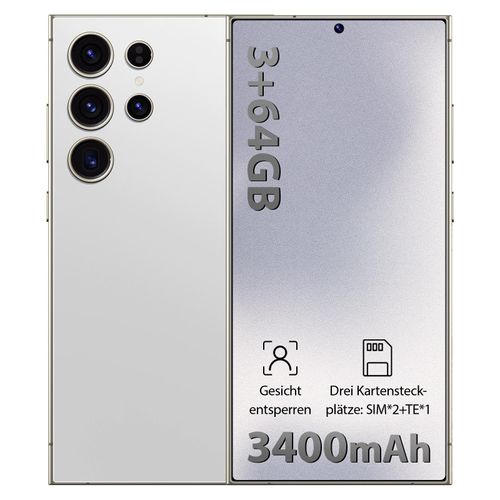 ntsperren Telefon, 4G-LTE FDD TDD Smartphone, Dual SIM Karte, Lagerung 64GROM, 256GB Erweiterung, 6,75-Zoll Android Telefon, Metallrahmen