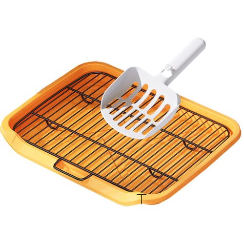 Hundetöpfchen -Tablett Flachplatte Typ Spill Proof großer Raum Abnehmbares waschbares Trainingstoilette für kleine mittelgroße Hunde