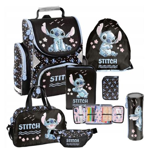 Schulranzen-Set 6-teiliges Lilo und Stitch Disney DS25GG Paso