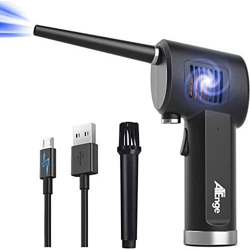 Elektrischer Staubgebläse, Luftduster, 33000 U / min -PC -Reinigungskit, Handheld -Kabelstaub, tragbarer Druckkabel -Kabelbürstencomputer des Kabels,