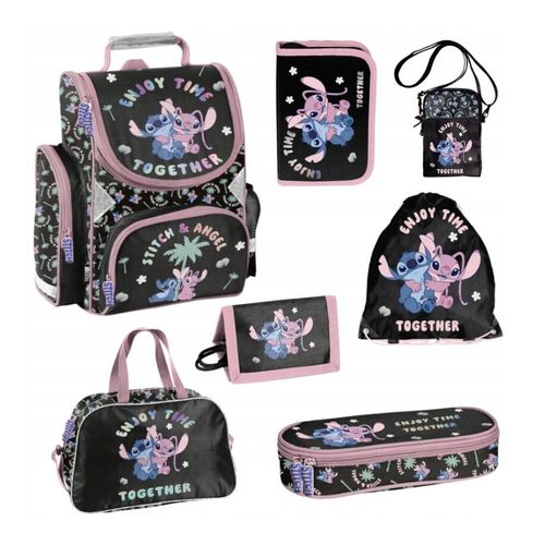 Rucksack Set Lilo und Stitch Disney DS25AA Paso 7-teiliges Schulset
