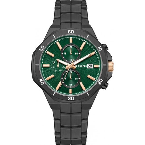 Herrenuhr LEE COOPER LC08087.070 in grüner Mode.