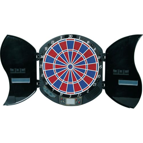 Elektronik-Dartscheibe Deluxe, Ausklappbar, viele verschiedene Spielmodi, bis zu 8 Spieler