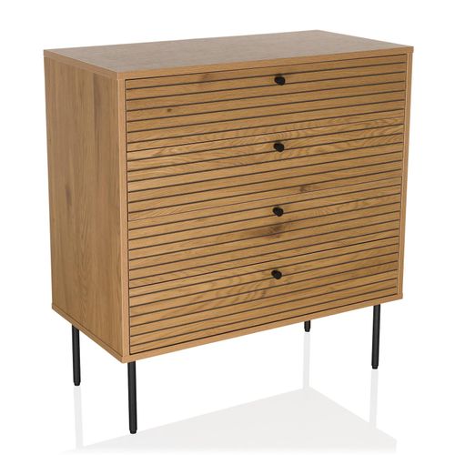 hjh LIVING Kommode LINNO K Melaminharzbeschichtete Spanplatte