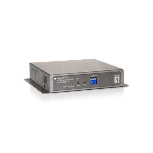 LevelOne HVE-6601R Audio-/Video-Leistungsverstärker AV-Receiver Grau