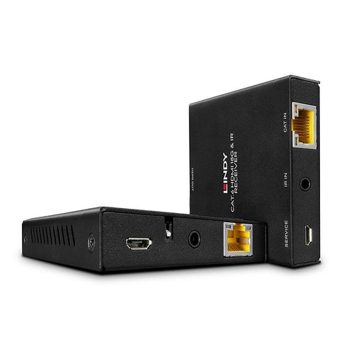 Lindy 38205 AV-Multiplikator AV-Sender und Empfänger Schwarz