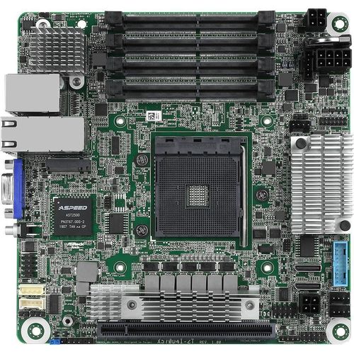 ASRock Mainboard X570D4I-2T AMD Ryzen 3rd Generation Series Processors