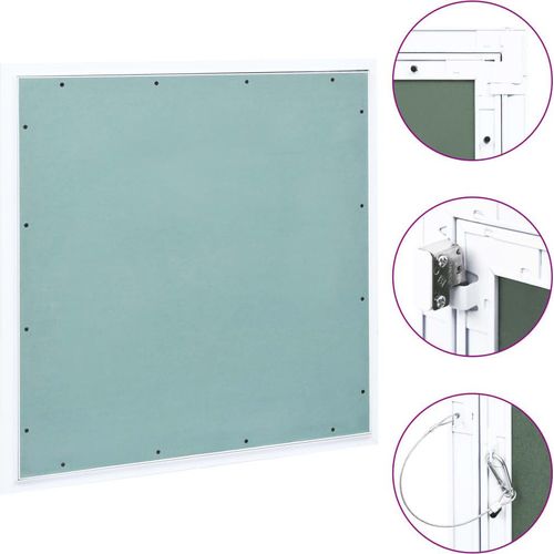 Revisionsklappe mit Aluminium-Rahmen und GK-Einlage 500x500 mm