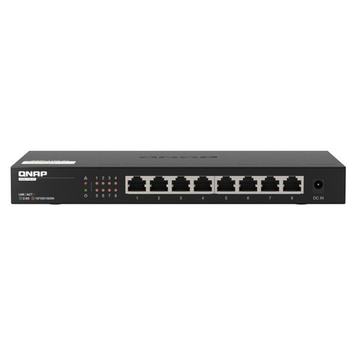 QNAP QSW-1108-8T - Switch - unmanaged - 8 x 10/100/1000/2.5G - Desktop