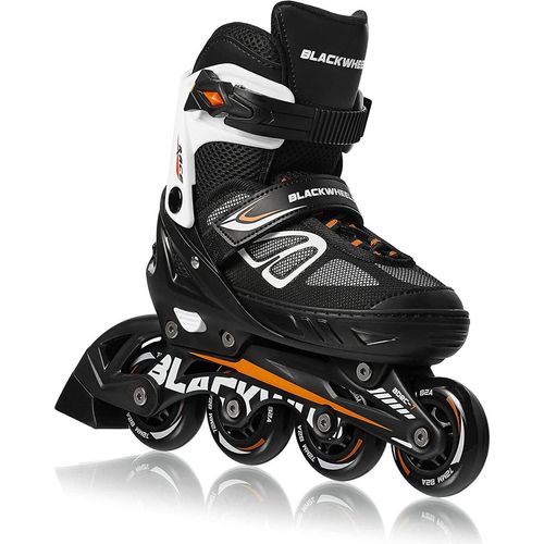 Inlineskates Blackwheels Sonic Orange-Schwarz Rollschuhe regulierbar in 4 Größen 39-42