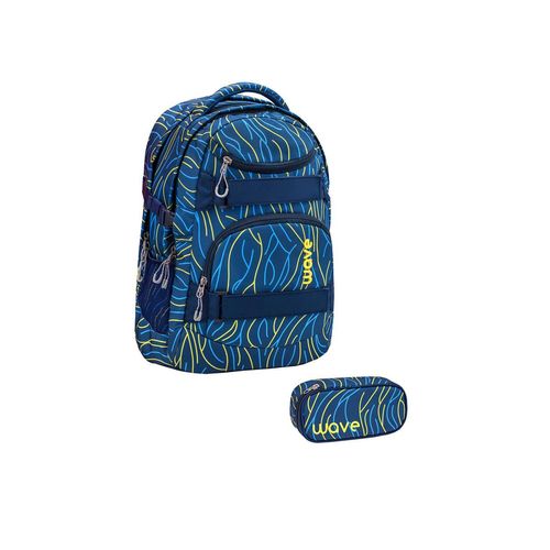 Wave Wave Infinity Schulrucksack Set 2 tlg. 