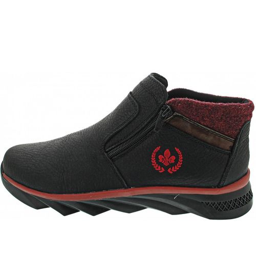Rieker B1682-00 (41/schwarz-bordeaux-brown)