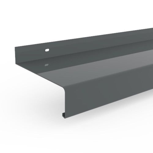 Appui de fenêtre gris anthracite RAL 7016, rebord de fenêtre extérieur, 50x300 mm, entièrement personnalisable Image