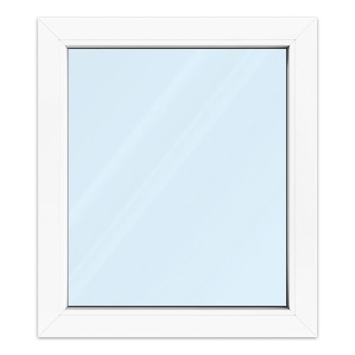 Fenêtre 70x80 cm, blanc, profilé en pvc aluplast IDEAL 4000, 1 vantail vitrage fixe, 700x800 mm, configuration personnalisée Image