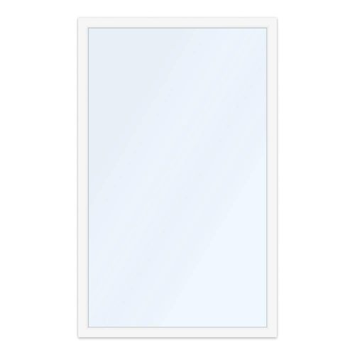 Porte-fenêtre 140x225 cm, pvc, aluplast IDEAL 4000, blanc, 1 vantail, vitrage fixe, configuration personnalisée Image