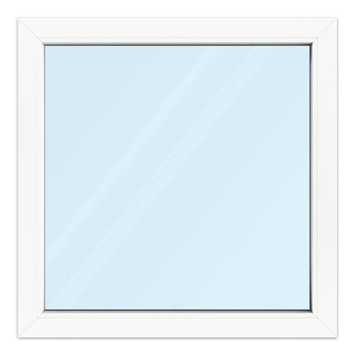 Fenêtre PVC 90x90 cm, aluplast IDEAL 4000, blanc, entièrement personnalisable Image