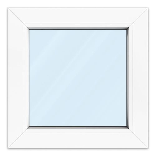 Fenêtre PVC fixe 50x50 cm, aluplast IDEAL 4000, blanc, entièrement personnalisable Image
