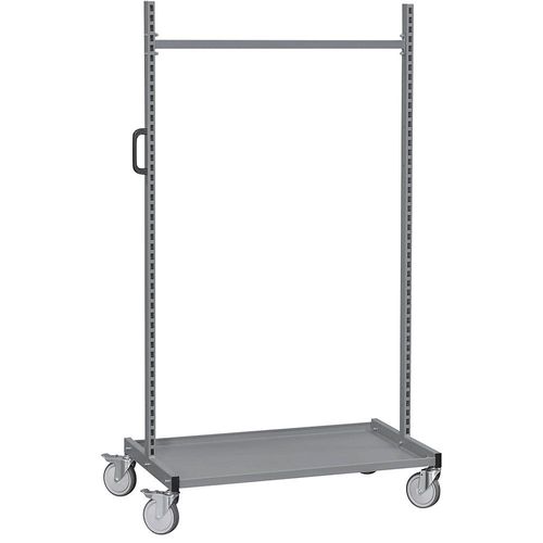 Werkzeug- und Materialwagen, individuell bestückbar mit Zubehörelementen, Stahl, grau kaiserkraft