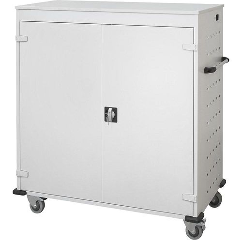 Laptop-Ladewagen, mit 30 Fächern, lichtgrau / lichtgrau kaiserkraft