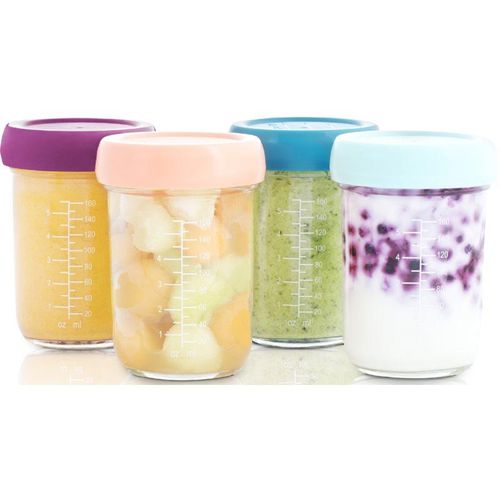 Babymoov Bowls Glass bowl with cap Glass 4x220 ml