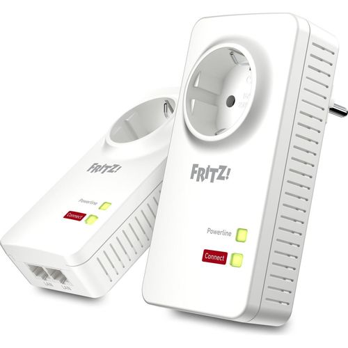 AVM FRITZ!Powerline 1220 Powerline-Adapter-Set 1200 Mbit/s 2 LAN-Anschlüsse Weiß
