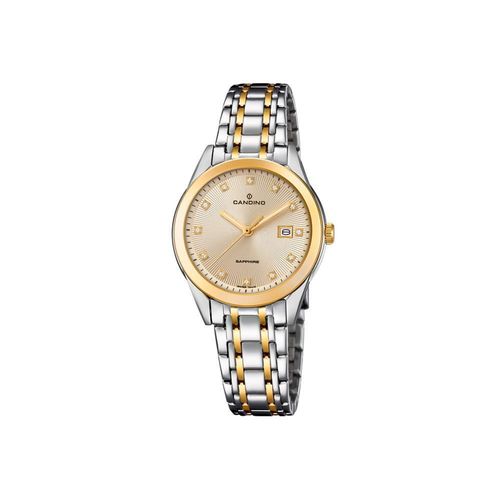 Candino Damen Uhr C4695/2 Bicolor Armbanduhr Swiss Made