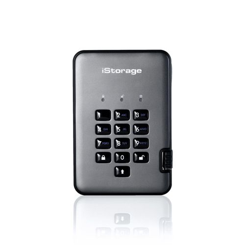 iStorage SSD IS-DAP2-256-4000-C-G diskAshur Pro2 4TB Graphite USB3.0 / 2.5