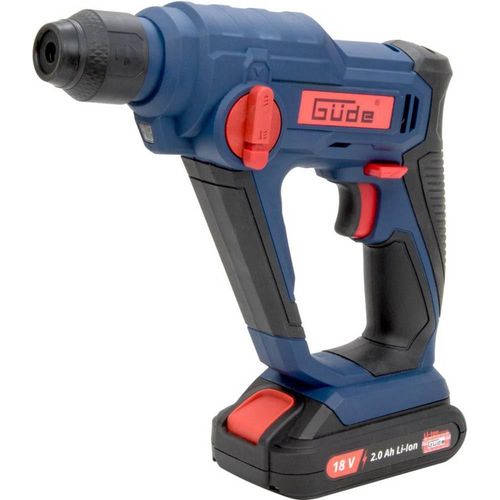 Güde Akku Bohrhammer BH 18-201-30K 18V Bohrmaschine im Koffer + 5 tlg. Bohrer Set
