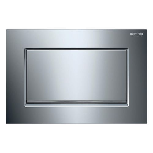 Geberit Sigma30 - Betätigungsplatte SIGMA30, Start/ Stop - Spülung, chrom / chrom gebürstet 115.893.KY.1