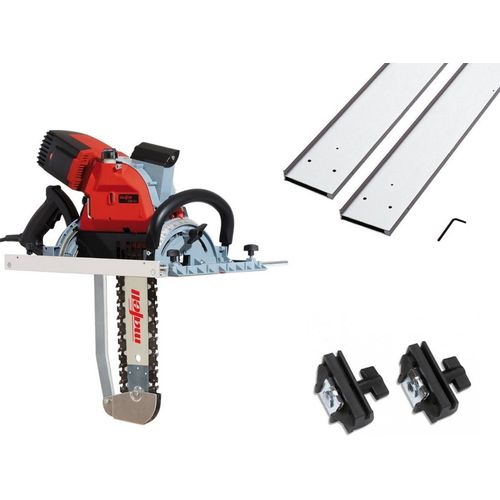 Mafell Zimmerei Kettensäge ZSX Ec 400 HM + Führungsschiene 3m 2tlg + Adapterpaar