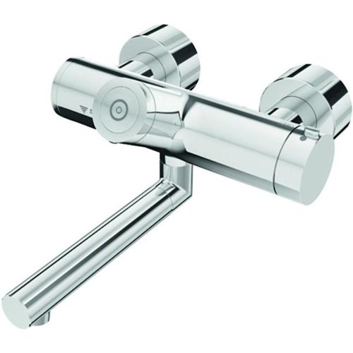 Schell Vorwand-WT-Armatur VITUS VW-C-T Thermostat, mit Desinfektion, chrom 270 mm