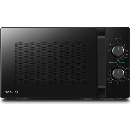Toshiba MW-MG20P Flache Kombi-Mikrowelle, 20 l, 800 W, schwarz