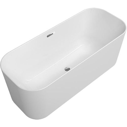Villeroy & Boch Freistehwanne DUO FINION 1700 x 700 mm Ausstattung verchromt weiß