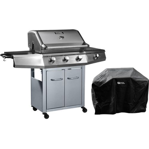 Gasgrill mit LED 