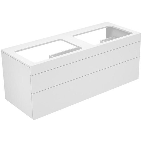 Keuco Waschtischunterbau EDITION 400 1400 x 546 x 535 mm, ohne Hahnlochbohrung trüffel/trüffel