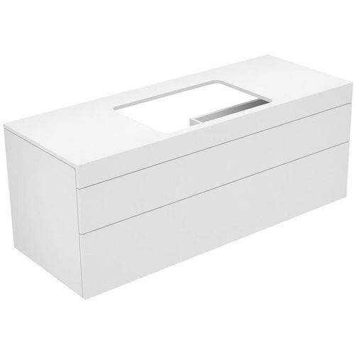 Keuco Waschtischunterbau EDITION 400 1400 x 546 x 535 mm, ohne Hahnlochbohrung trüffel/trüffel