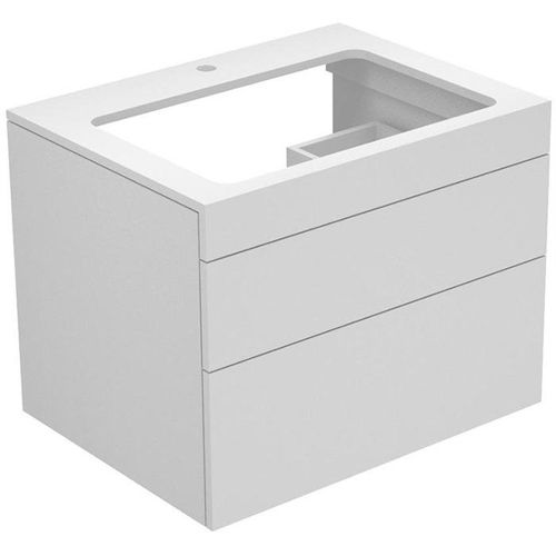 Keuco Waschtischunterbau EDITION 400 700 x 546 x 535 mm, mit Hahnlochbohrung trüffel/trüffel