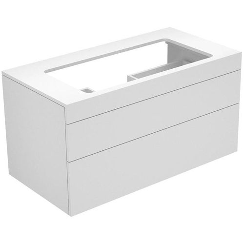 Keuco Waschtischunterbau EDITION 400 1050 x 546 x 535 mm, ohne Hahnlochbohrung trüffel/trüffel