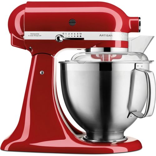 KitchenAid Artisan 5KSM185PS - 4,8 l - Rot - Leiter - 220 RPM - Schlagen - Kneten - Mixen - 1,45 m