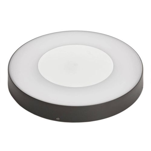 Lucande LED-Außendeckenleuchte Sora, rund, Sensor, IP54