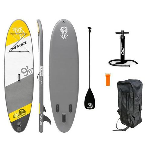 SUP DVSport 22205 Stand-Up-Paddle-Set Drifter aufblasbar 290x75x10cm