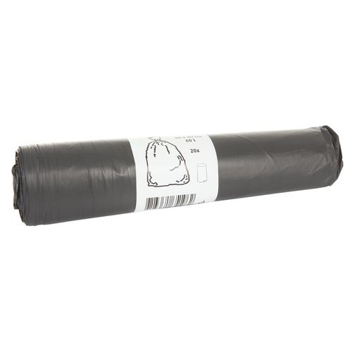 Müllsack cleaninq 60x80x0.014 grau | 1 Rolle | 25 Stück