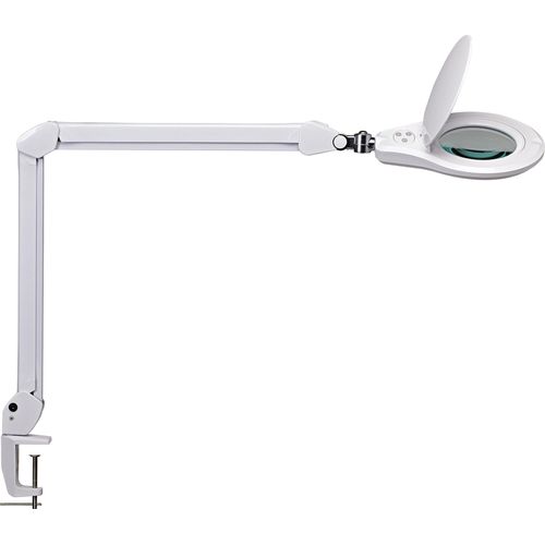 MAUL MAULsource Lupenleuchte weiß 8 W mit Tischklemme
