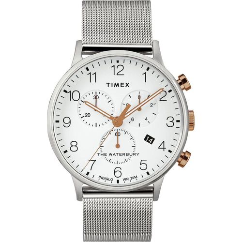Timex Waterbury Herren Chronograph Uhr - weiß | TW2T36700